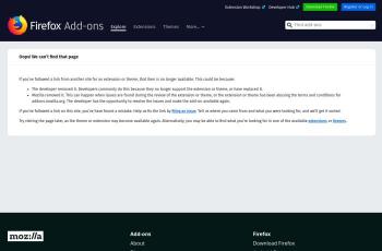 addons.mozilla.org screenshot