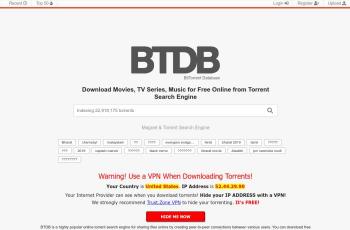 btdb.eu screenshot