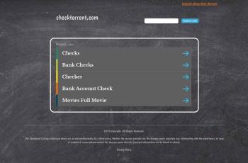checktorrent.com screenshot