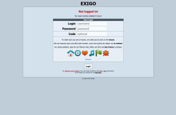 www.exigomusic.org screenshot