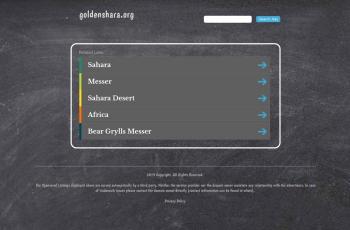 goldenshara.org screenshot