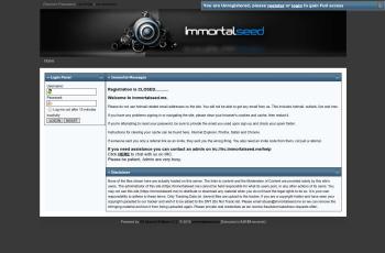 immortalseed.me screenshot