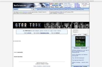 www.newtorrents.info screenshot