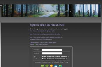 www.rainbownationsharing.net screenshot