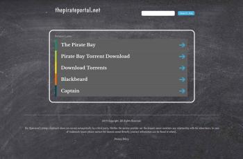 thepirateportal.net screenshot