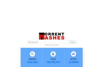 torrenthashes.com screenshot
