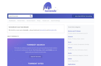 torrends.org screenshot