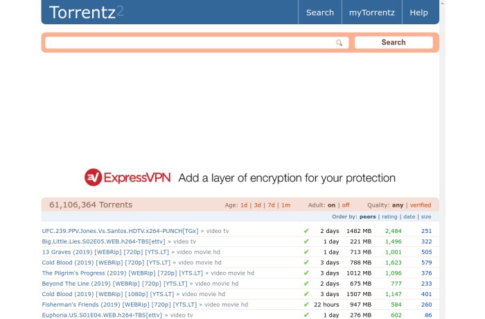 torrentz2.is torrent page