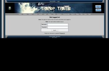 www.trancetraffic.com screenshot