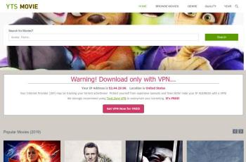 yifymovietorrent.com screenshot