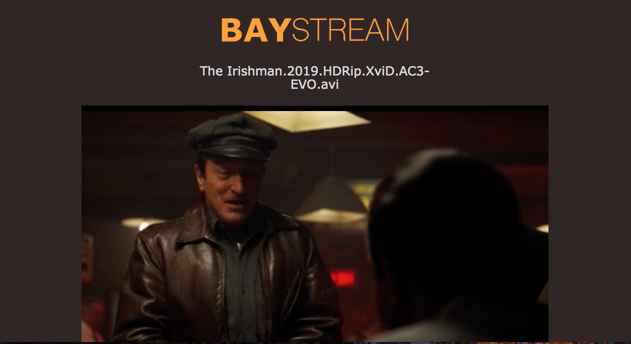 PirateBay streaming service BayStream